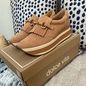 Dolce Vita, Jhax Platforms, 7.5, Toffee Suede